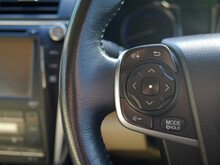 Multifunction Buttons Control On Car Steering Wheel.