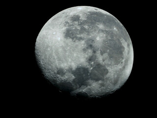 Wall Mural - 98 percents of waxing moon background