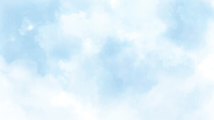 Wall Mural - bright blue sky with white cloud. beautiful sky background and wallpaper. clear day and good weather