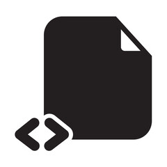 Coding Files Icon Solid Style