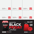 © tami - black friday poster template design for supermarket promotion