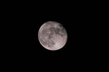 Wall Mural - waning gibbous moon