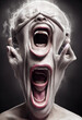 © Photobank - mad screaming woman
