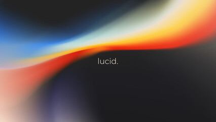 Wall Mural - outer space gradient trendy background. wallpaper with ambient soft blurred shapes