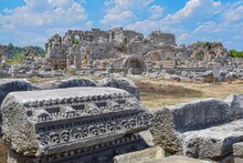 Ruins Of The Ancient City Of Perge
