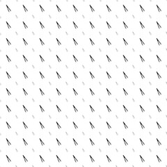 Poster - Square seamless background pattern from black compass dividers are different sizes and opacity. The pattern is evenly filled. Vector illustration on white background