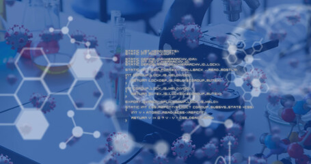 Poster - Image of data processing over lab
