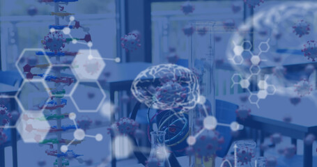 Poster - Image of data processing over lab