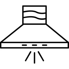 Poster - Kitchen Hood Icon