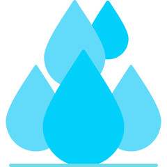 Sticker - Water Drops Icon