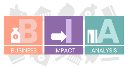 BIA - Business Impact Analysis acronym, concept background