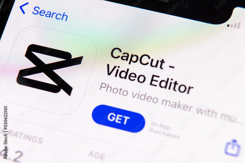 Capcut Wikipedia Milan, Italy - September 11 2022 : Closeup CapCut app (formerly known ...