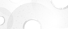 Illustration Of The Gray Pattern Of Circle Abstract Background