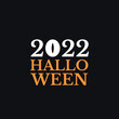 © Lioner - Vector isolated lettering for Halloween and pumpkins for decoration and covering on the dark background. Concept of Happy Halloween.