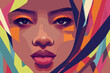 © Llama-World-studio - A woman's face displays a tolerant attitude toward multiracialism