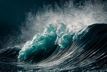 Close Up Ocean Wave