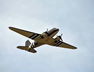 Poster - WW2 era transport airplane