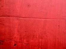 Red Painted Wall Background 
