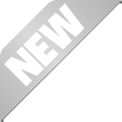 Sticker - New banner icon ( corner ribbon)  / png