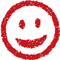 Sticker - rubber stamp icon (smile)	/ png