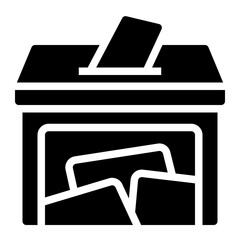 Wall Mural - ballot box icon