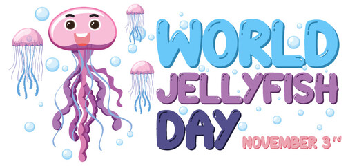 Poster - World Jellyfish Day Logo Design