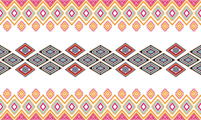 Geometric ethnic pattern for background,fabric,wrapping,clothing,wallpaper,Batik,carpet,embroidery style.