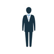 © Jewel - Man, Gentle man icon. Editable vector graphics.