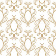 Ivy leaves vector seamless pattern on the white background. Vintage style illustrarion.