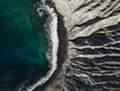 © AmazingAerialAgency - Aerial view of the coastline on Isla san Benedicto, a volcanic island, Colima, Mexico.