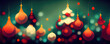 canvas print picture - Colorful christmas decoration wallpaper background illustration