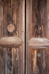 Wall Mural - Wooden Door Textured Detailed Capture