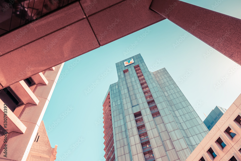 Adelaide City, South Australia - August 23, 20019: Telstra House high ...