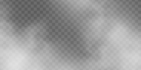 special effect of steam, smoke, fog, clouds. abstract gas on transparent background, vapor machine s