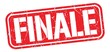 © outchill - FINALE text written on red stamp sign.
