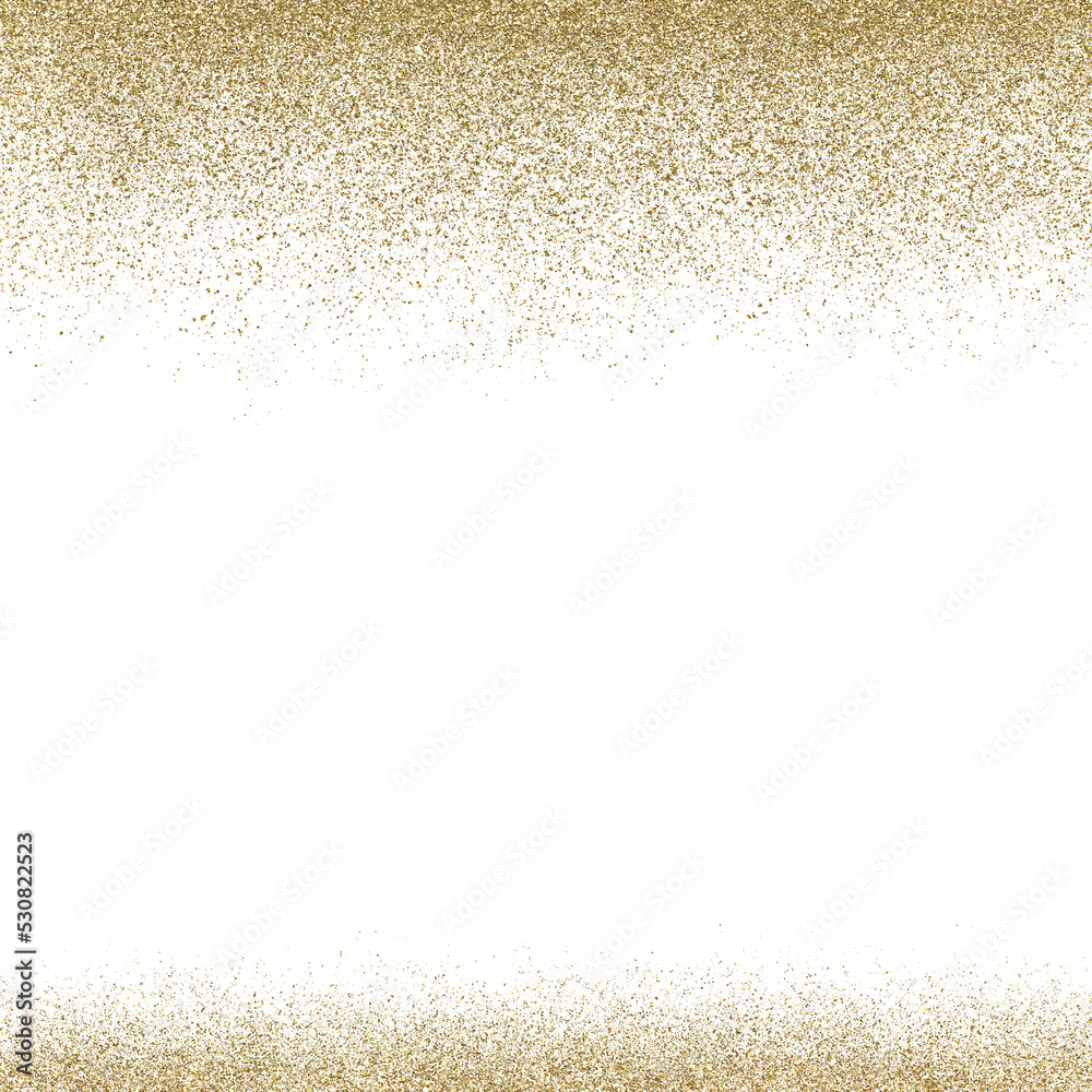 Square gold glitter frame PNG transparent. Stock Illustration | Adobe Stock, image size:1000x1000
