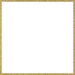 Square gold glitter frame PNG transparent.