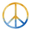 © PattioKawaiiStuff  - peace  sign watercolor illustration