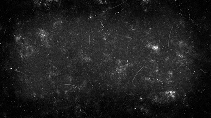 Wall Mural - vintage dark distressed old photo dust, smudges, scratches and film grain background texture overlay