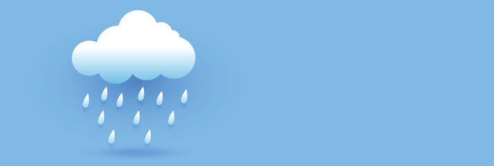 Wall Mural - heavy rain in dark sky, rainy season, clouds and storm, weather nature background, flood natural dis