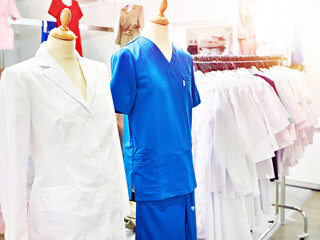 Sticker - Clothes for doctors in medicine store