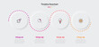 Timeline infographic design with 4 options or steps. Infographics for business concept. Can be used for presentations workflow layout, banner, process, diagram, flow chart, info graph, annual report.