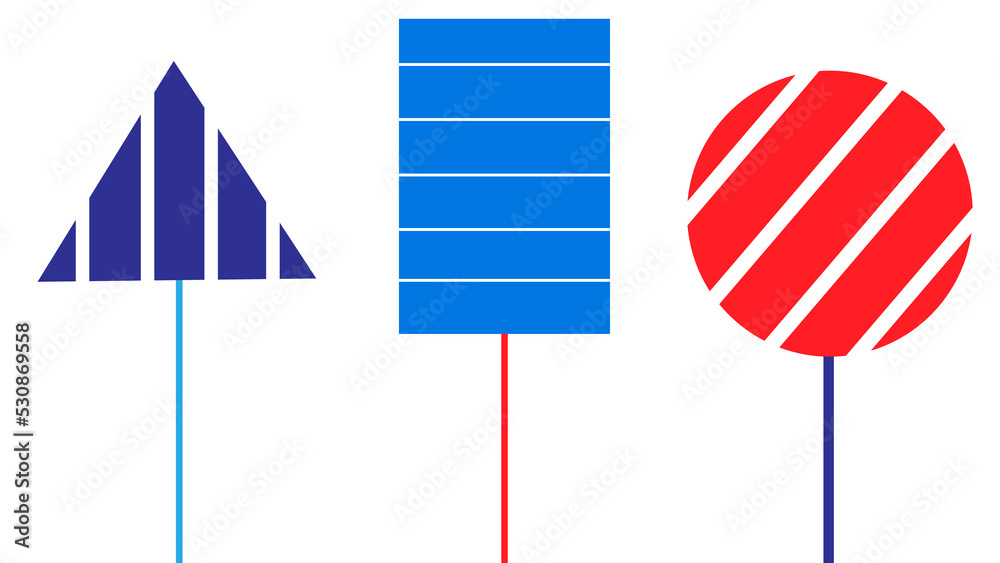 srt of geometric shapes Stock Illustration | Adobe Stock