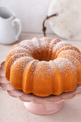 Wall Mural - Pound cake, traditional vanilla or sour cream flavor