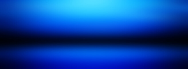 Wall Mural - dark blue gradient background. blue radial gradient effect wallpaper.
