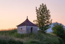 Wayside Shrine At Turciansky Dur Village, Slovakia.
