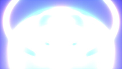 Poster - Glow lights. Computer generated 3d render