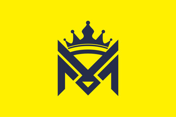 logo inspired by the letter m with a crown on it. suitable for all business models, especially in the field of beauty and fashion