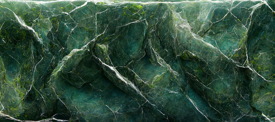 Wall Mural - abstract green marble surface texture  background
