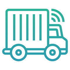 Poster - smart logistics icon